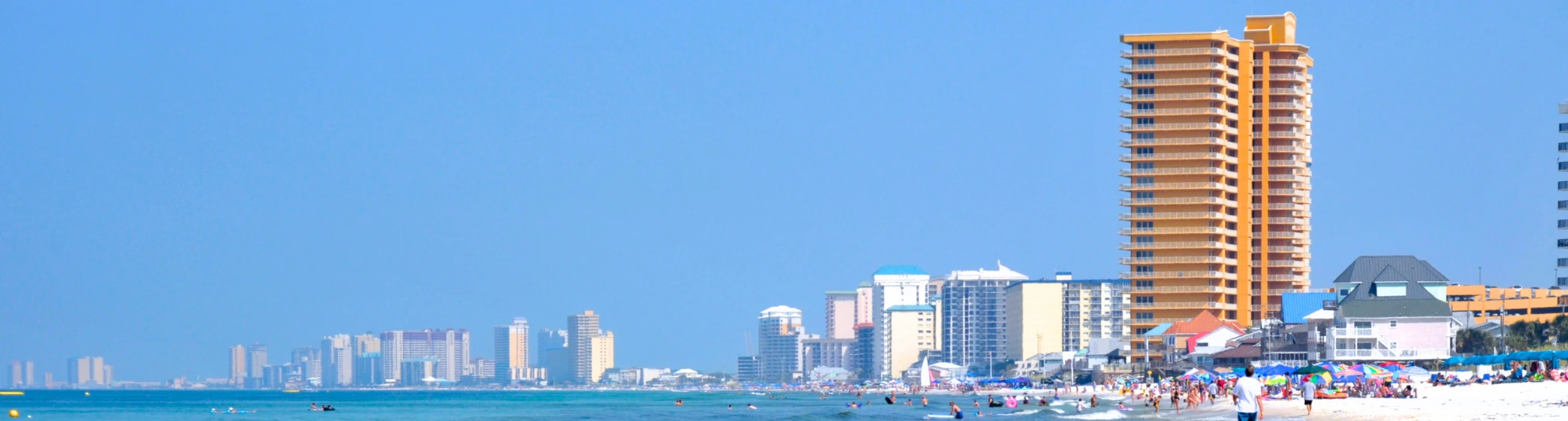 Panama City Beach เมือง Work and Travel USA ชายหาด ชายทะเล อากาศร้อน เหมือนเมืองไทย panda express waffle house taco bell mcdonald รัฐ Florida FL New Step newstep WAT ฝึกงาน ทำงาน ต่างประเทศ เที่ยว อเมริกา USA โครงการแลกเปลี่ยน วัฒนธรรม new step newstep