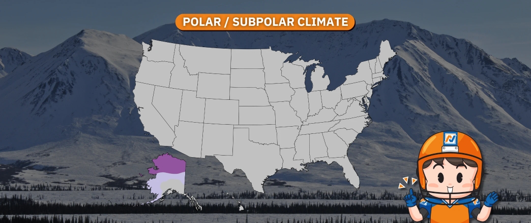 Polar / Subpolar Climate (เขตหนาวจัด)