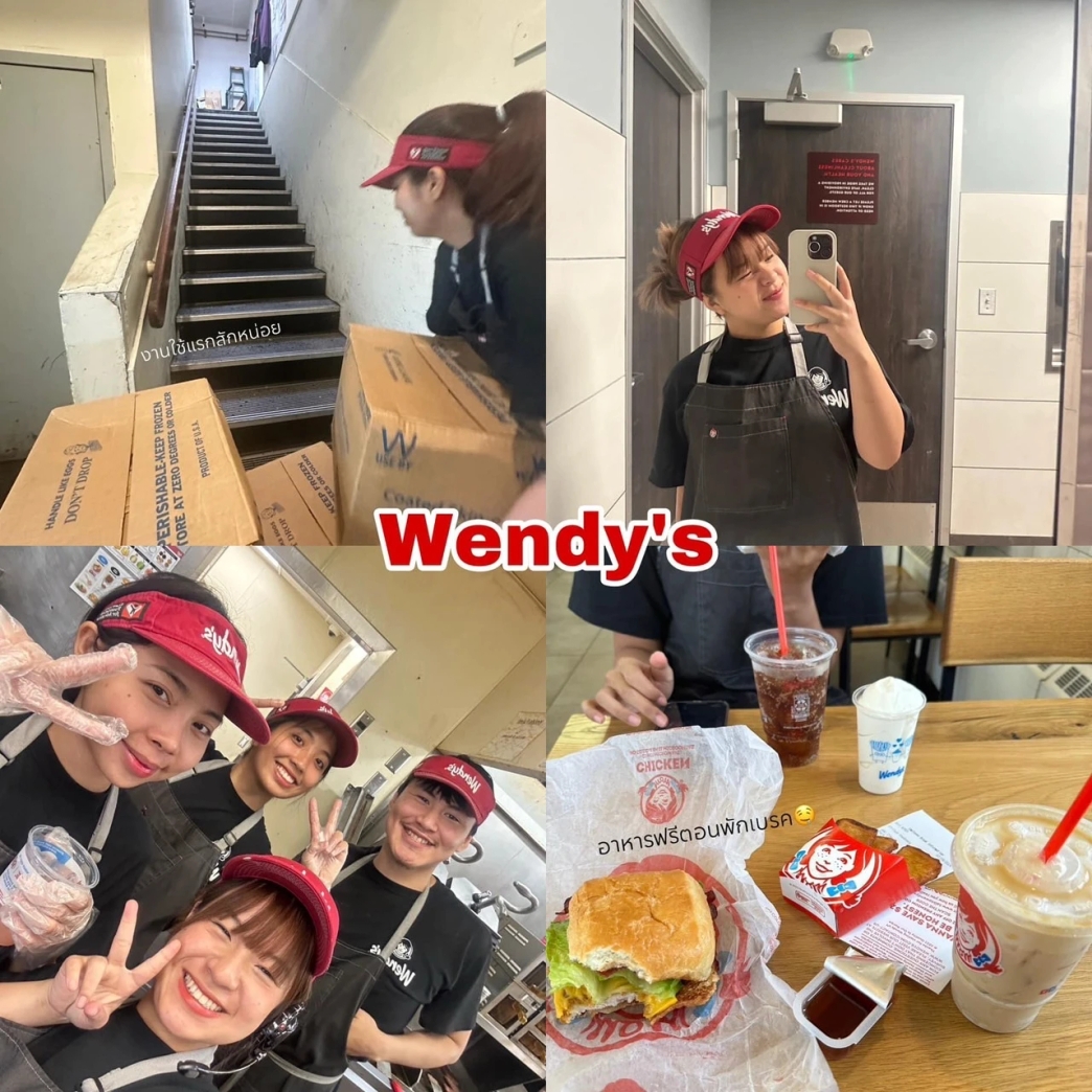 งานสาม งานเสริม เบอร์เกอร์ ร้านอาหาร ร้านฟาสต์ฟู้ด ฟาสต์ฟู้ด เรต เววลา ทำงาน หน้าที่ ตำแหน่ง review New Step Pike's Waterfront Lodge Work and Travel Fairbanks Alaska wat2024 Housekeeping ทำงานต่างประเทศ แลกเปลี่ยนวัฒนธรรม ทำงานปิดเทอม ฝึกภาษา อังกฤษ summer