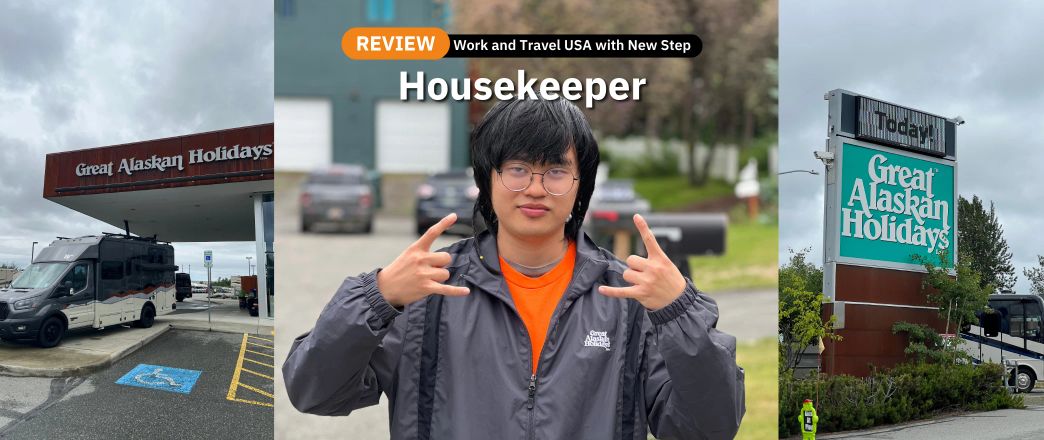 รีวิว Work & Travel งาน Housekeeper ที่ Great Alaskan Holidays เมือง Anchorage รัฐ Alaska | 2026 | Au