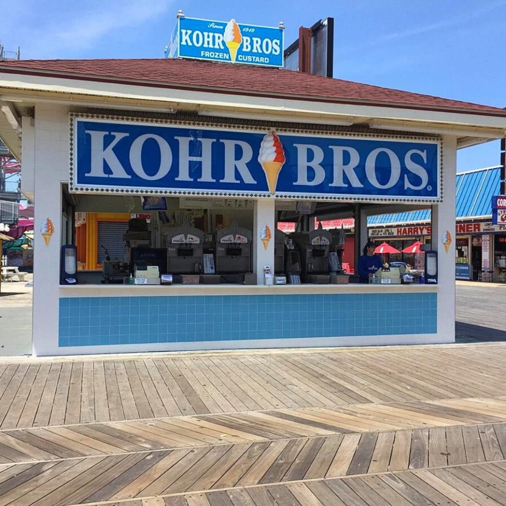 Logo Kohr Bros เมือง Wildwood รัฐ New Jersey