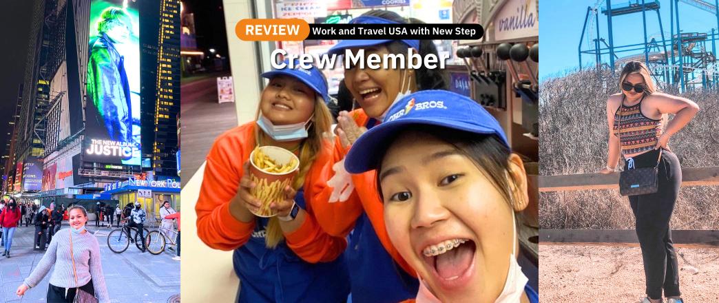 รีวิว review New Step Dunkin' Work and Travel Wildwood New Jersey wat2021 Crew Member ทำงานต่างประเทศ แลกเปลี่ยนวัฒนธรรม ทำงานปิดเทอม ฝึกภาษา อังกฤษ