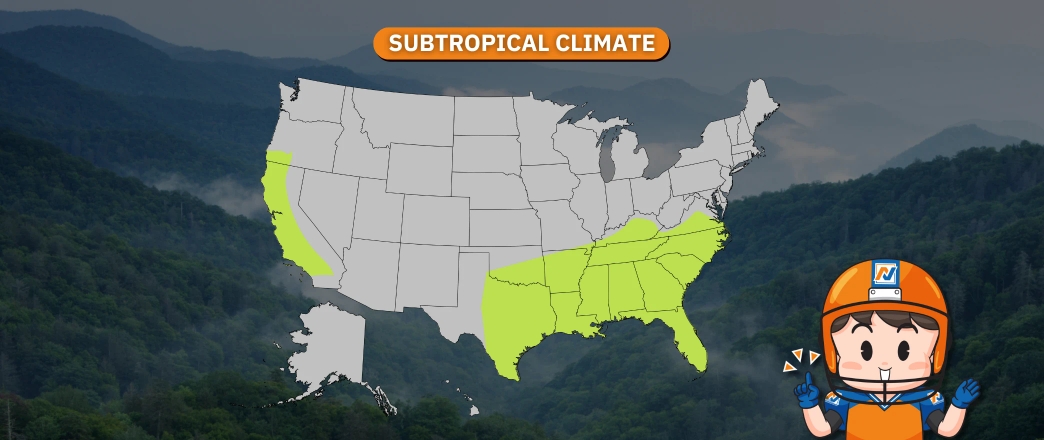 Subtropical Climate (เขตกึ่งร้อนชื้น)