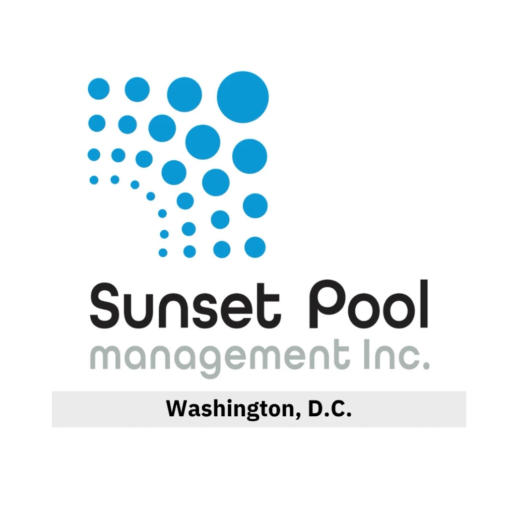 โลโก้ Sunset Pool newstep new step work and travel Washington D.C. DC