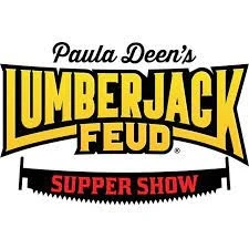 โลโก้ Paula Deen's Lumberjack Feud Supper Show, newstep new step work and travel, Pigeon Forge, TN