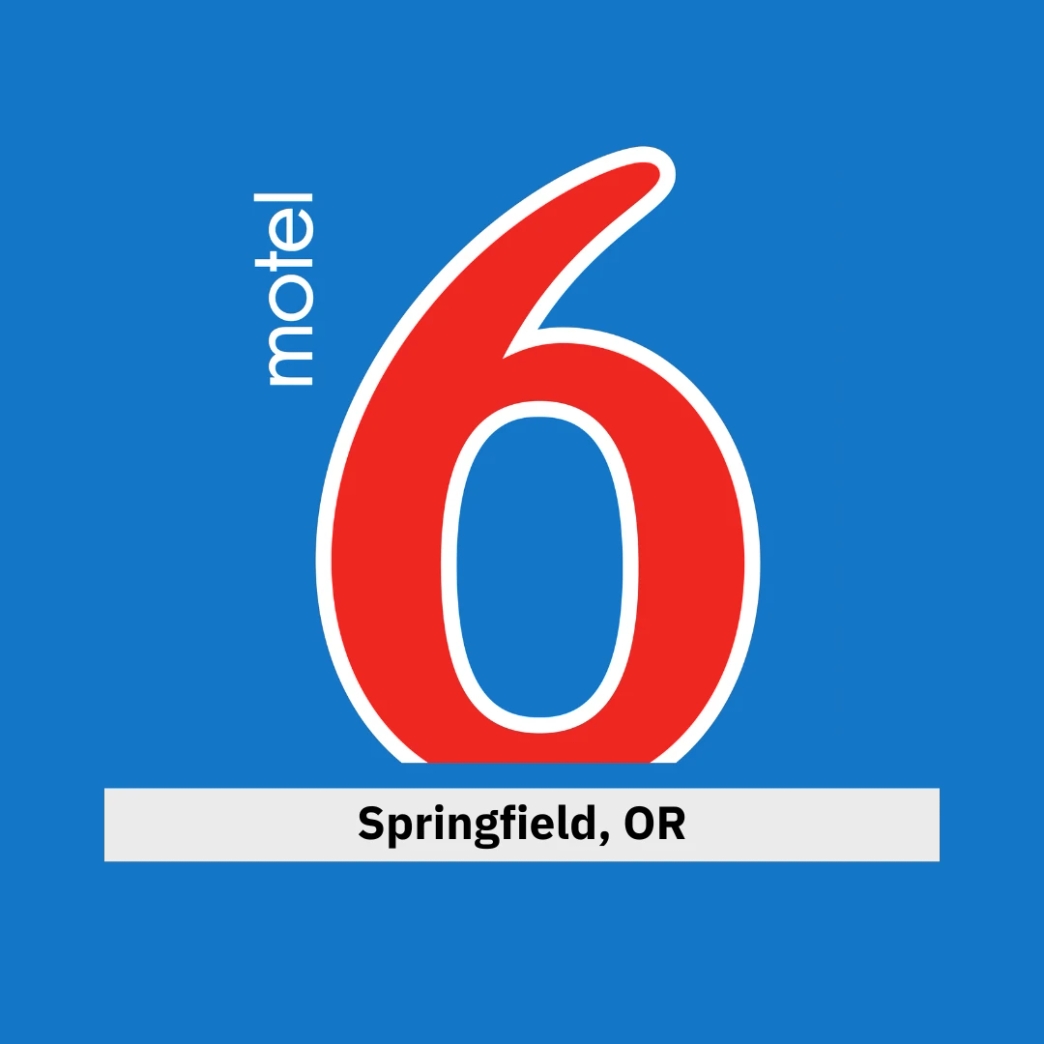 โลโก้ Motel 6 newstep new step work and travel Springfield Oregon
