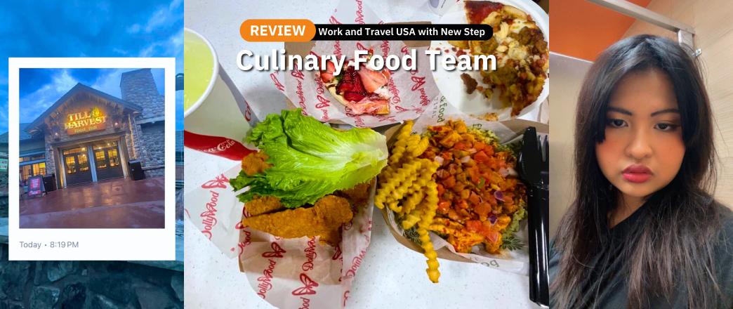 รีวิว review New Step Dollywood Work and Travel Pigeon Forge Tennessee wat2024 Culinary Food Team ทำงานต่างประเทศ แลกเปลี่ยนวัฒนธรรม ทำงานปิดเทอม ฝึกภาษา อังกฤษ spring