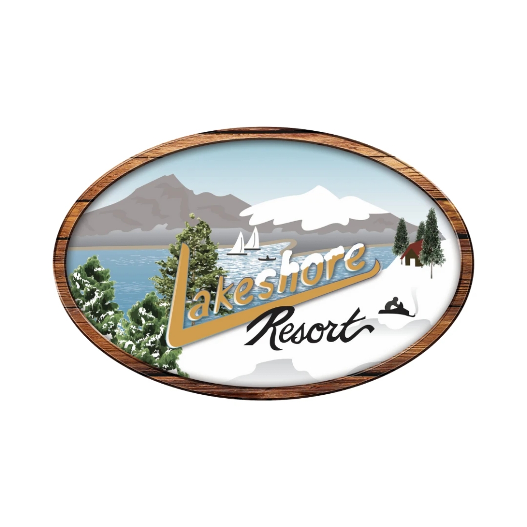 โลโก้ Lakeshore Resort newstep new step work and travel Lakeshore California