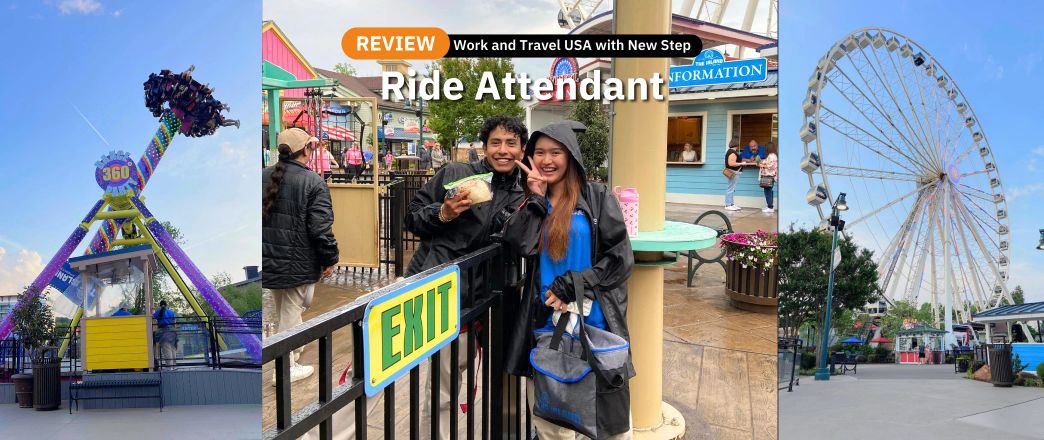 รีวิว Work and Travel ที่ The Island (Spring 2025) ตำแหน่ง Ride Attendant by Yawee