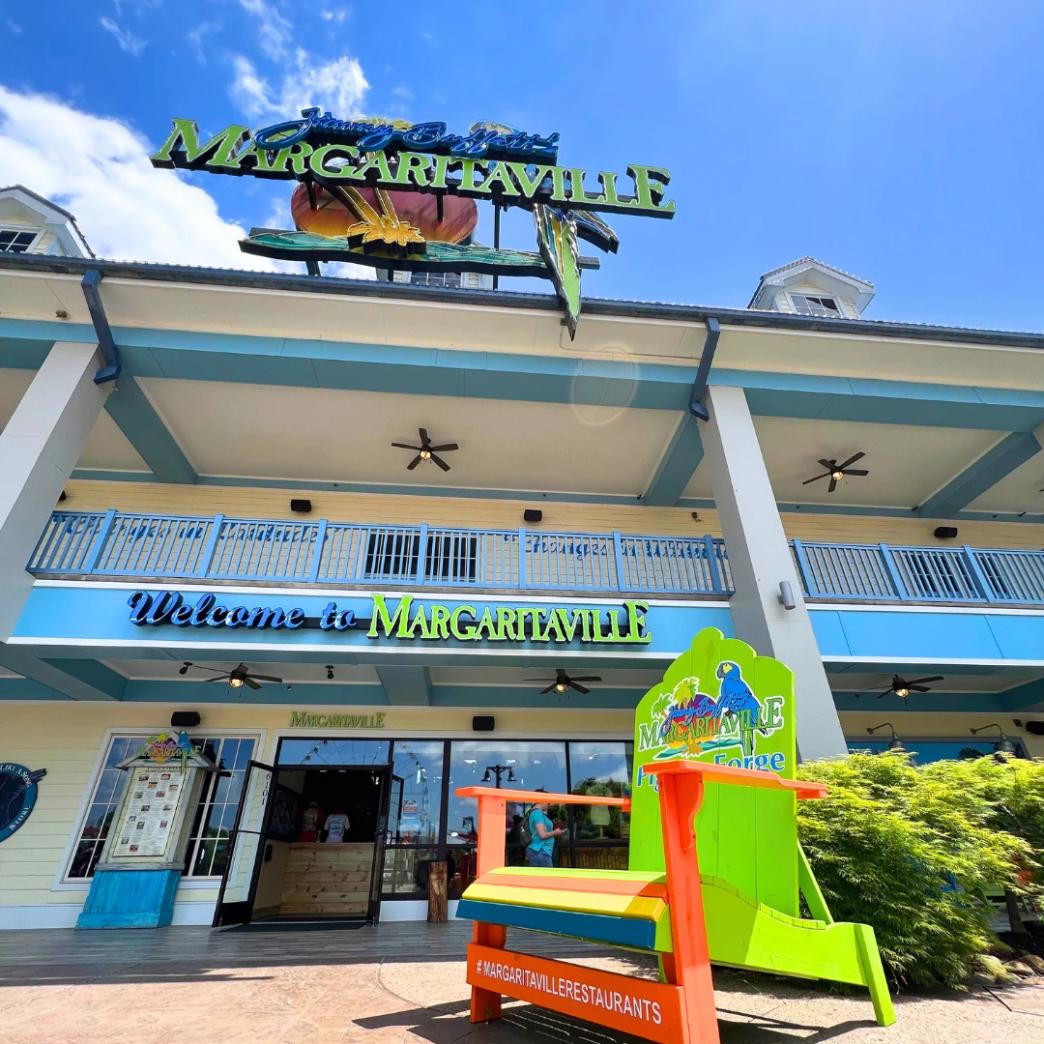 โลโก้งาน Margaritaville Restaurant เมือง Pigeon forge รัฐ Tennessee