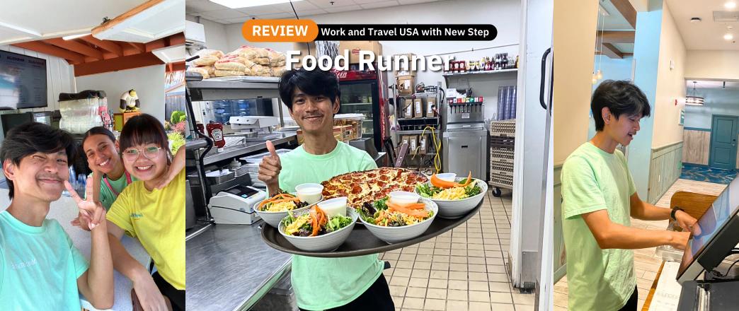 รีวิว review New Step Camp Margaritaville RV Resort & Lodge Work and Travel Pigeon Forge Tennessee wat2024 Food Runner ทำงานต่างประเทศ แลกเปลี่ยนวัฒนธรรม ทำงานปิดเทอม ฝึกภาษา อังกฤษ