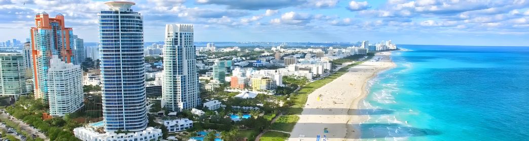 Miami Beach เมือง Work and Travel รัฐ Florida FL New Step newstep WAT ฝึกงาน ทำงาน ต่างประเทศ เที่ยว อเมริกา USA โครงการแลกเปลี่ยน วัฒนธรรม