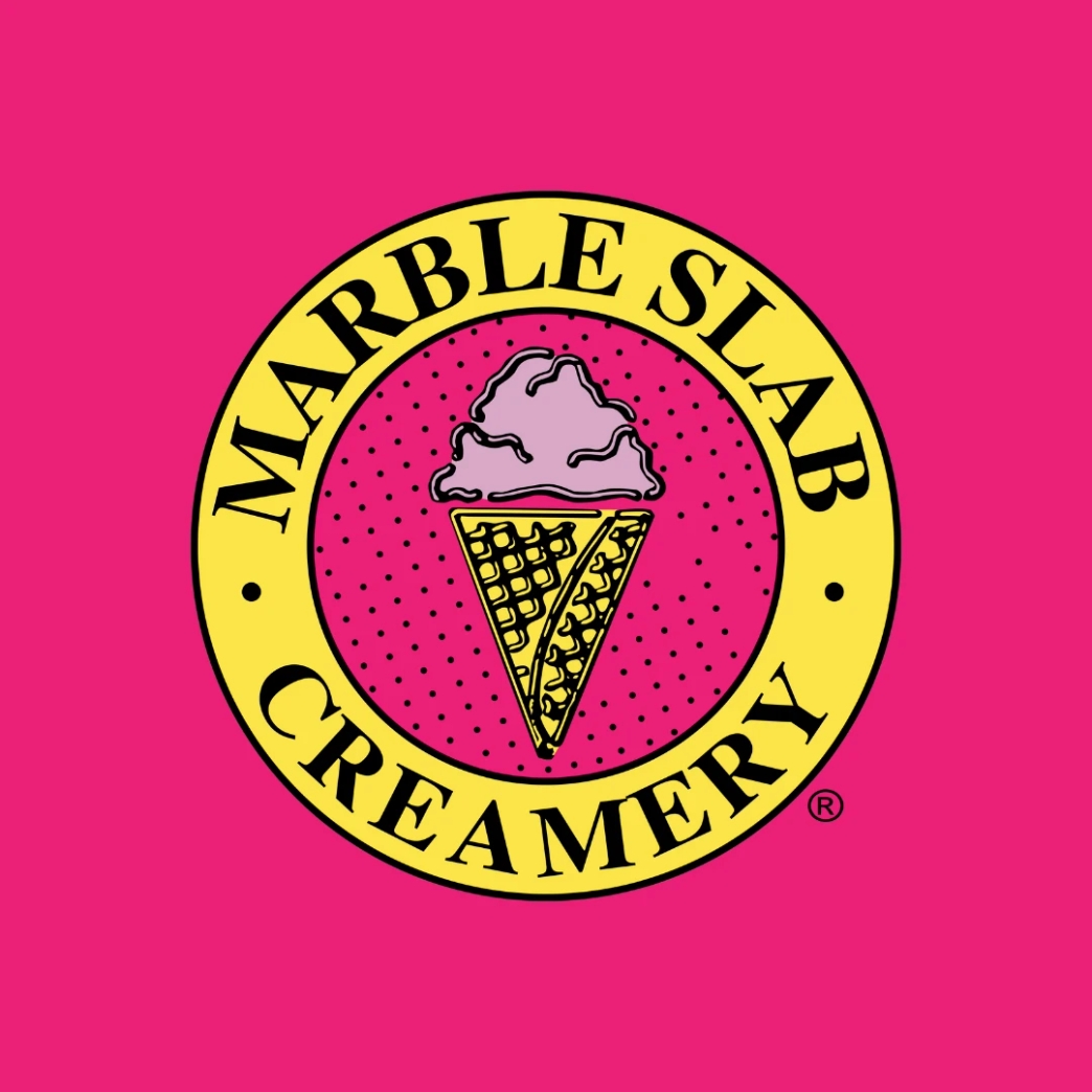 โลโก้ Marble Slab Creamery newstep new step work and travel Panama city beach Florida