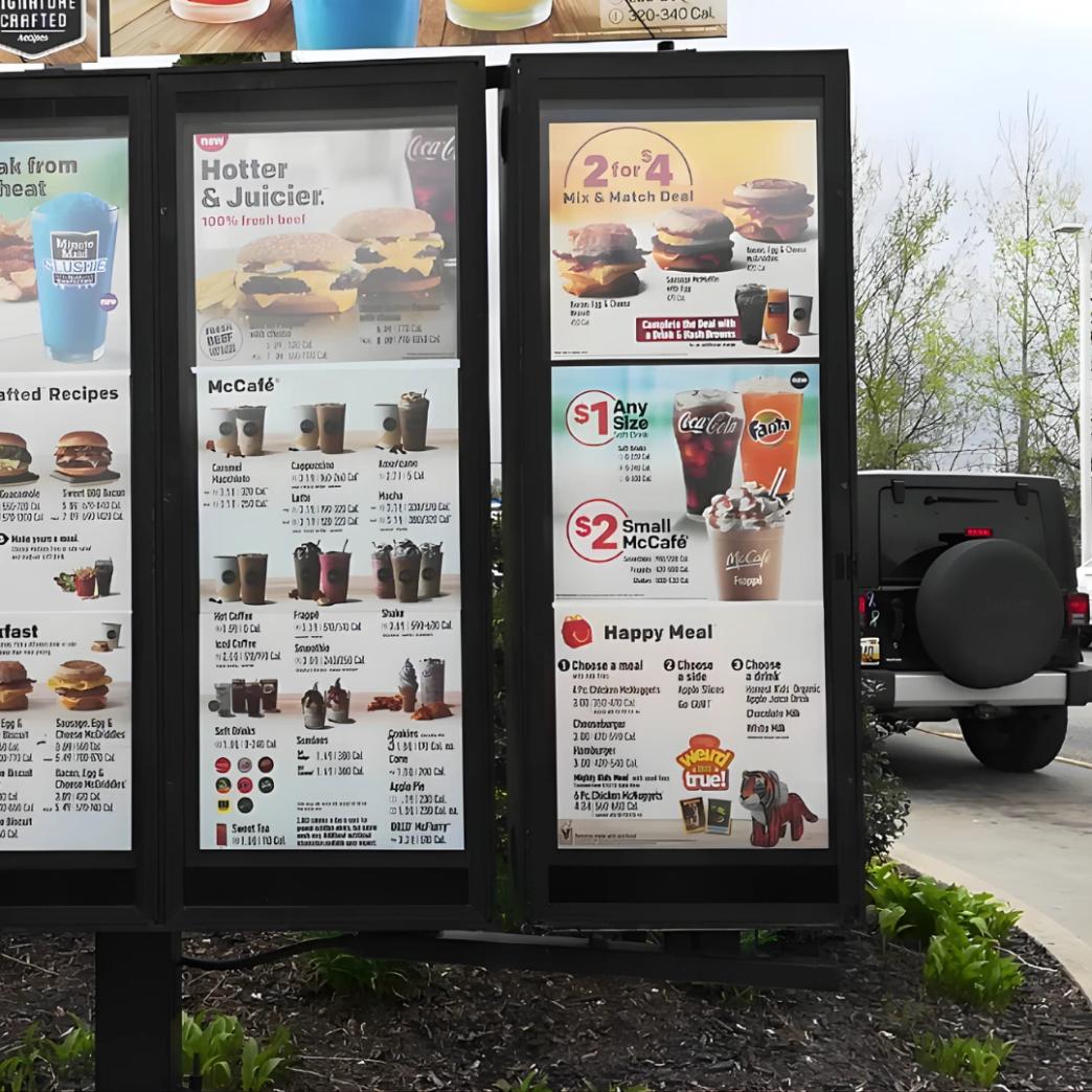 Logo McDonald’s เมือง Hart รัฐ Michigan