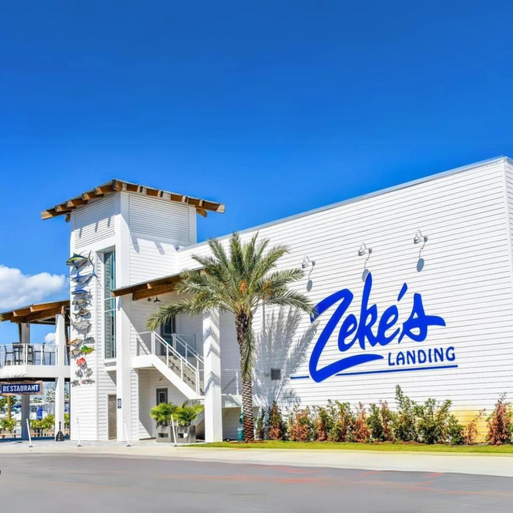โลโก้ Zeke's Restaurant new step work and travel