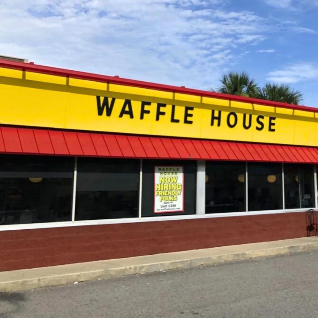 โลโก้ Waffle House เมือง Destin รัฐ Florida