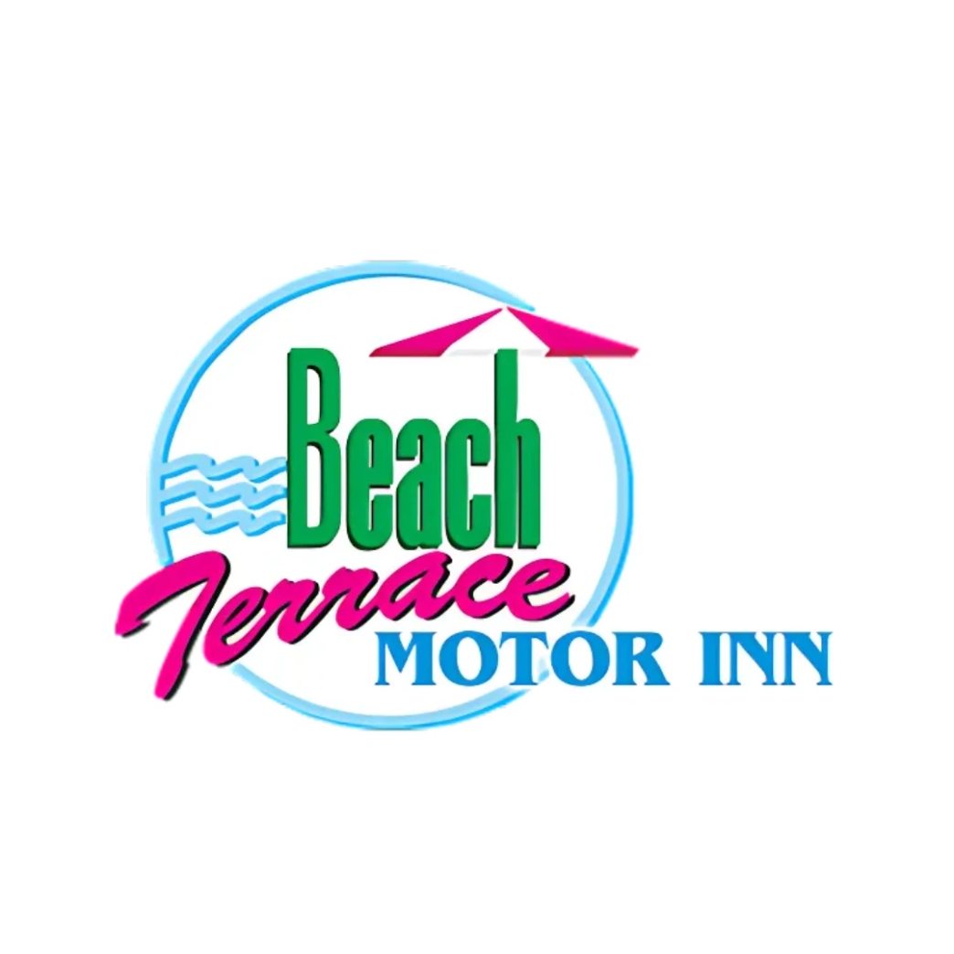 โลโก้ Beach Terrace Motor Inn newstep new step work and travel Wildwood New Jersey