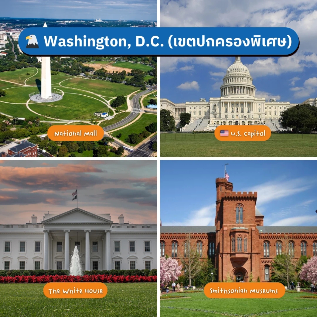 ที่เที่ยว Washington, D.C. (เขตปกครองพิเศษ)