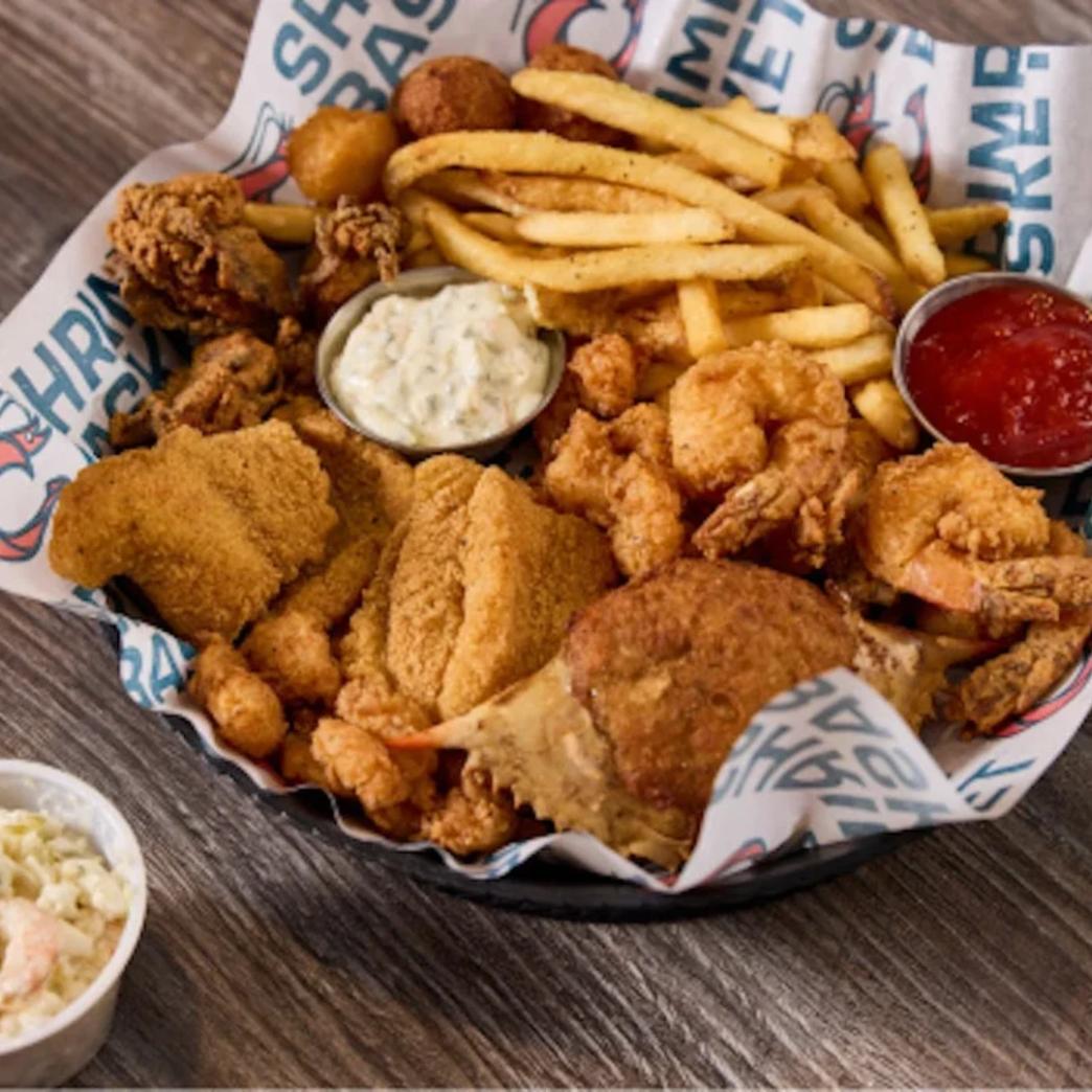 Logo Shrimp Basket, Pensacola, Florida