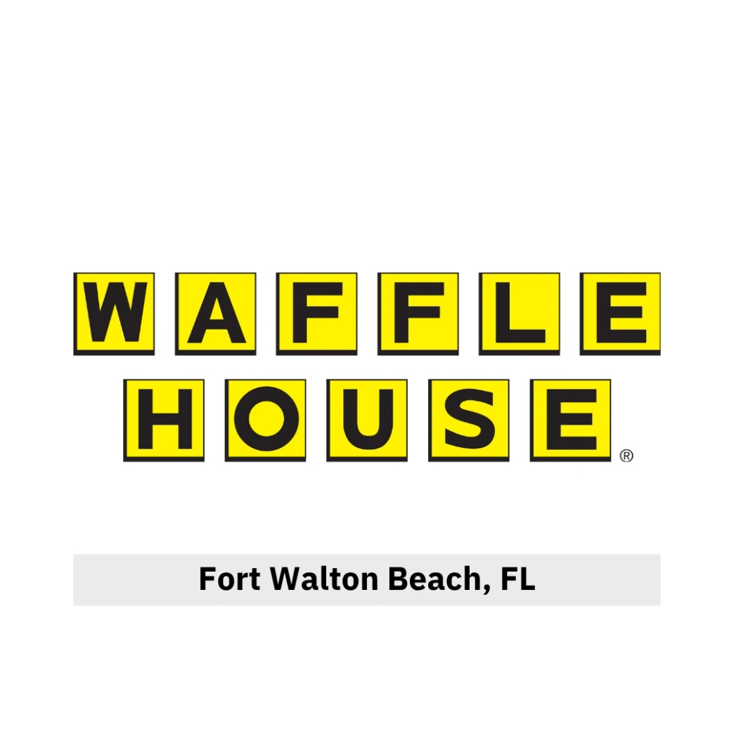 โลโก้ Waffle House newstep new step work and travel Fort Walton Beach Florida