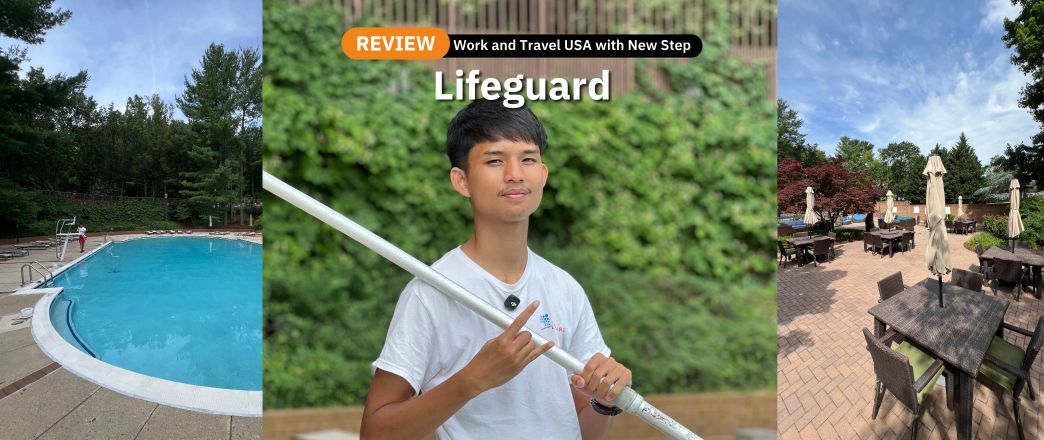 รีวิว Work & Travel งาน Lifeguard ที่ Sunset Pool เมือง Rockville รัฐ Maryland | 2026 | Win