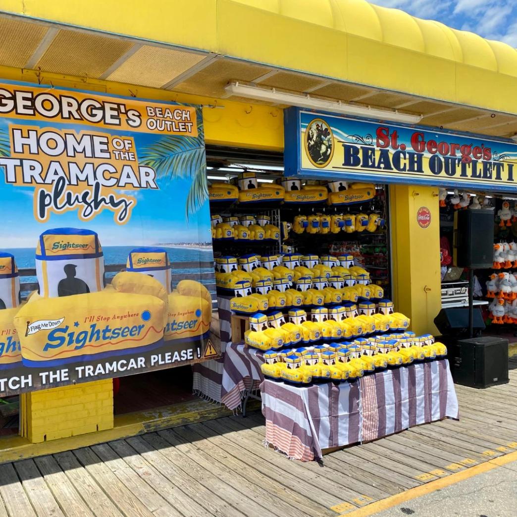 Logo St. George Beach Outlet เมือง Wildwood รัฐ New Jersey