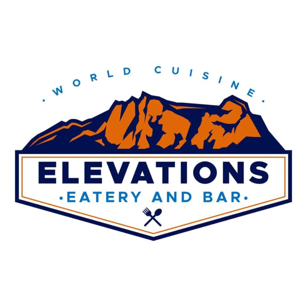 โลโก้ Elevations Eatery and Bar newstep new step work and travel Estes Park Colorado