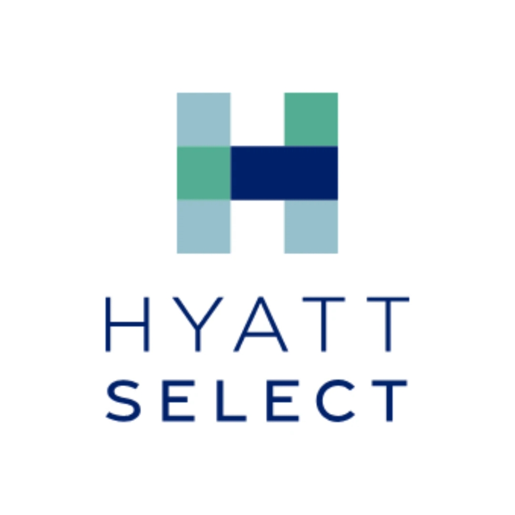 โลโก้ Hyatt Select newstep new step work and travel Galveston Texas