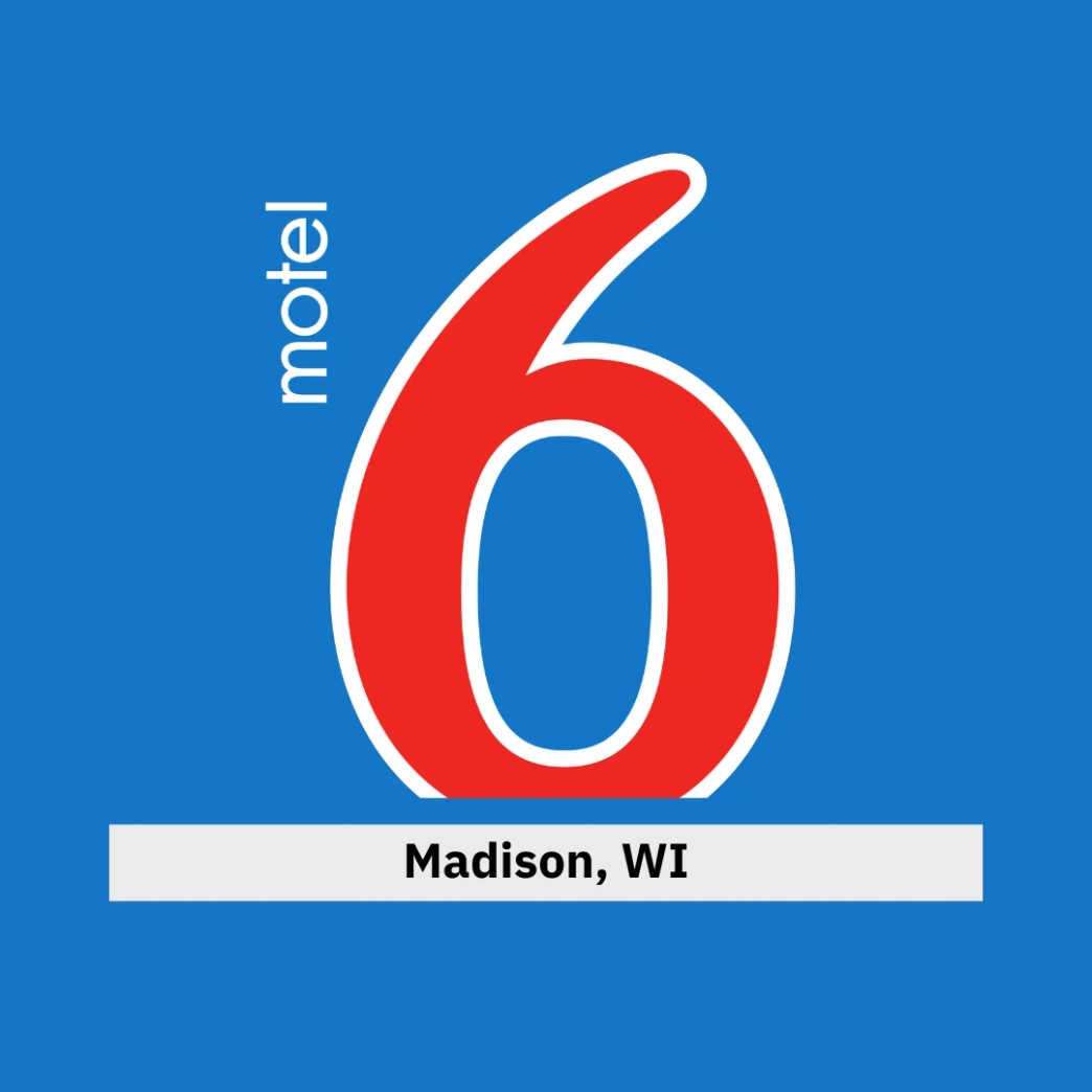 โลโก้ Motel 6 newstep new step work and travel