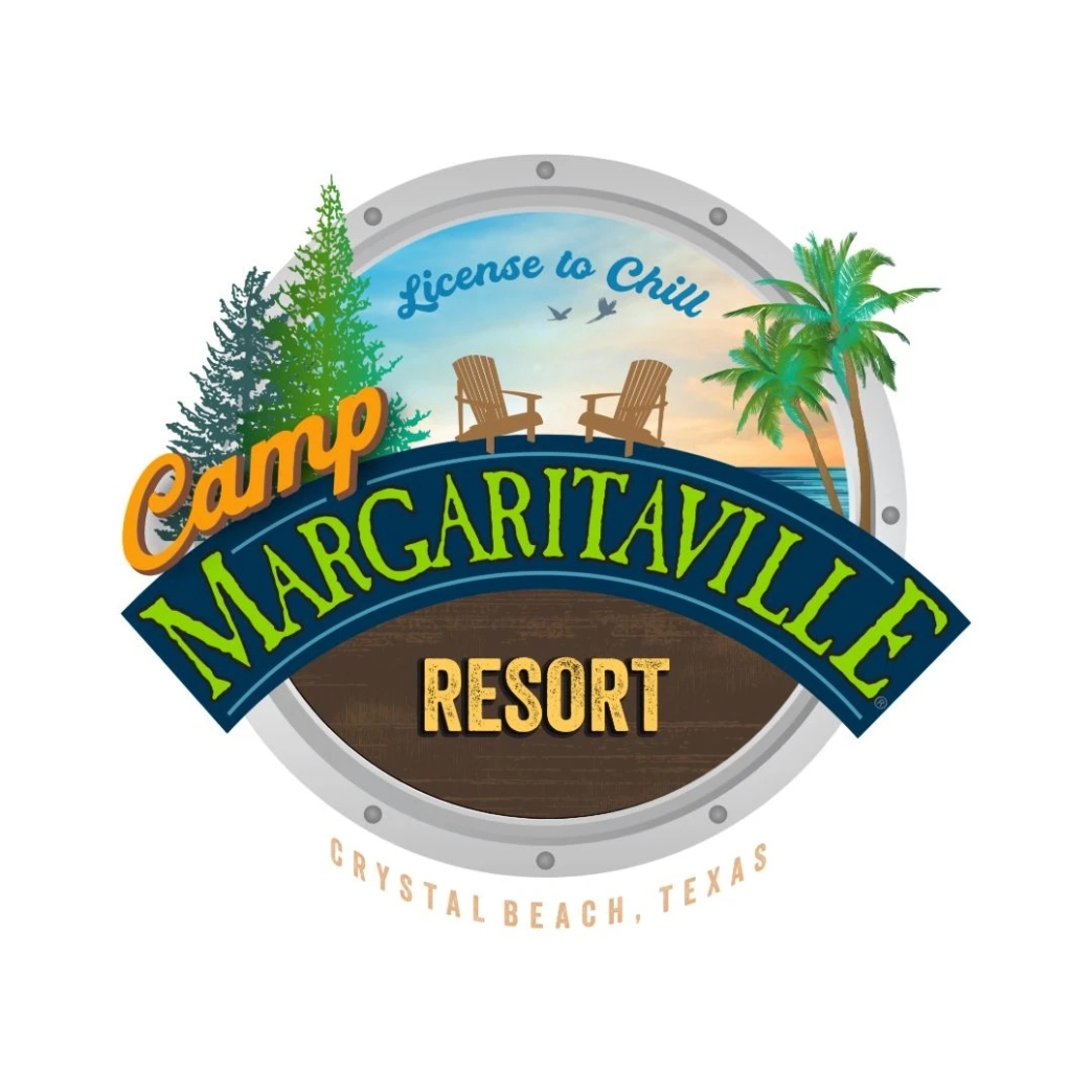 โลโก้ New Step Camp Margaritaville Resort Crystal Beach Work and Travel Crystal Beach New Texas
