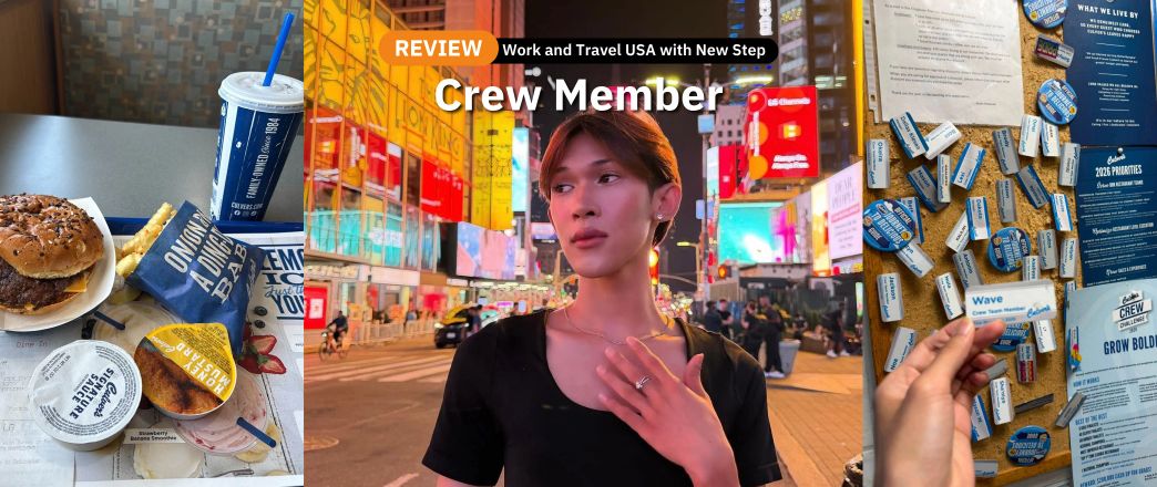 รีวิว Work & Travel งาน Crew Member ที่ Culver's เมือง Panama City Beach รัฐ Florida | 2026 | Wave