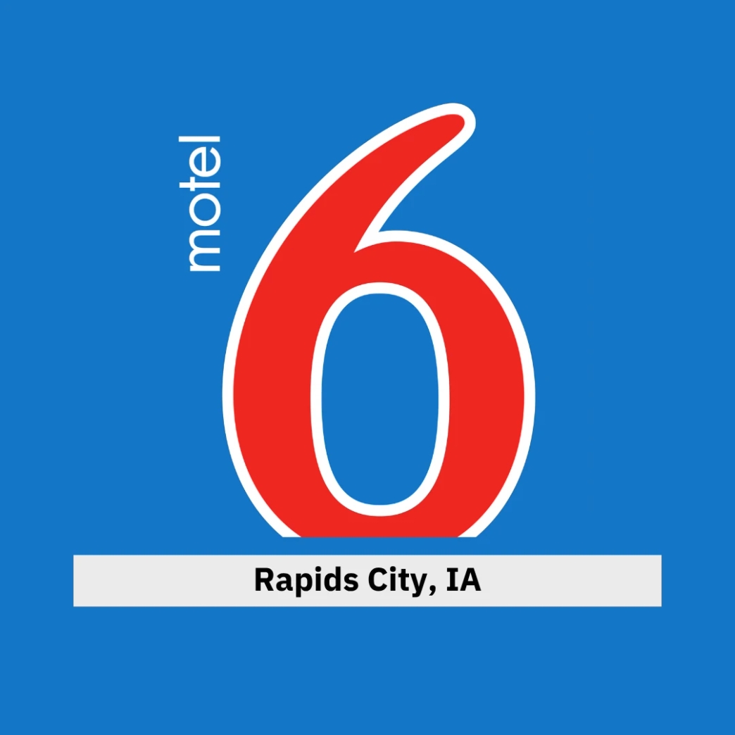 โลโก้ Motel 6 newstep new step work and travel Cedar Rapids Iowa