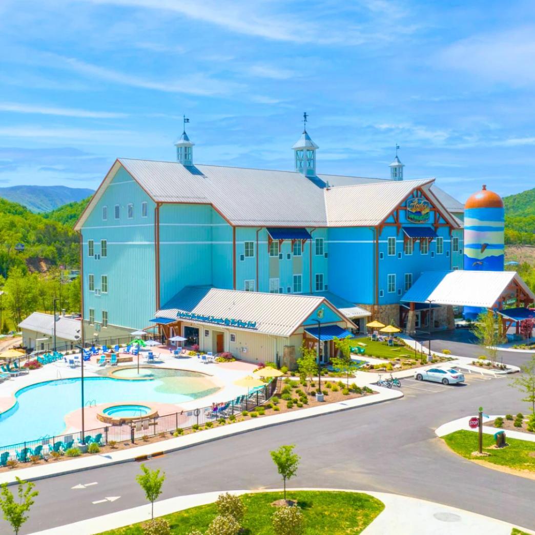 Logo Camp Margaritaville RV Resort & Lodge เมือง Pigeon Forge รัฐ Tennessee