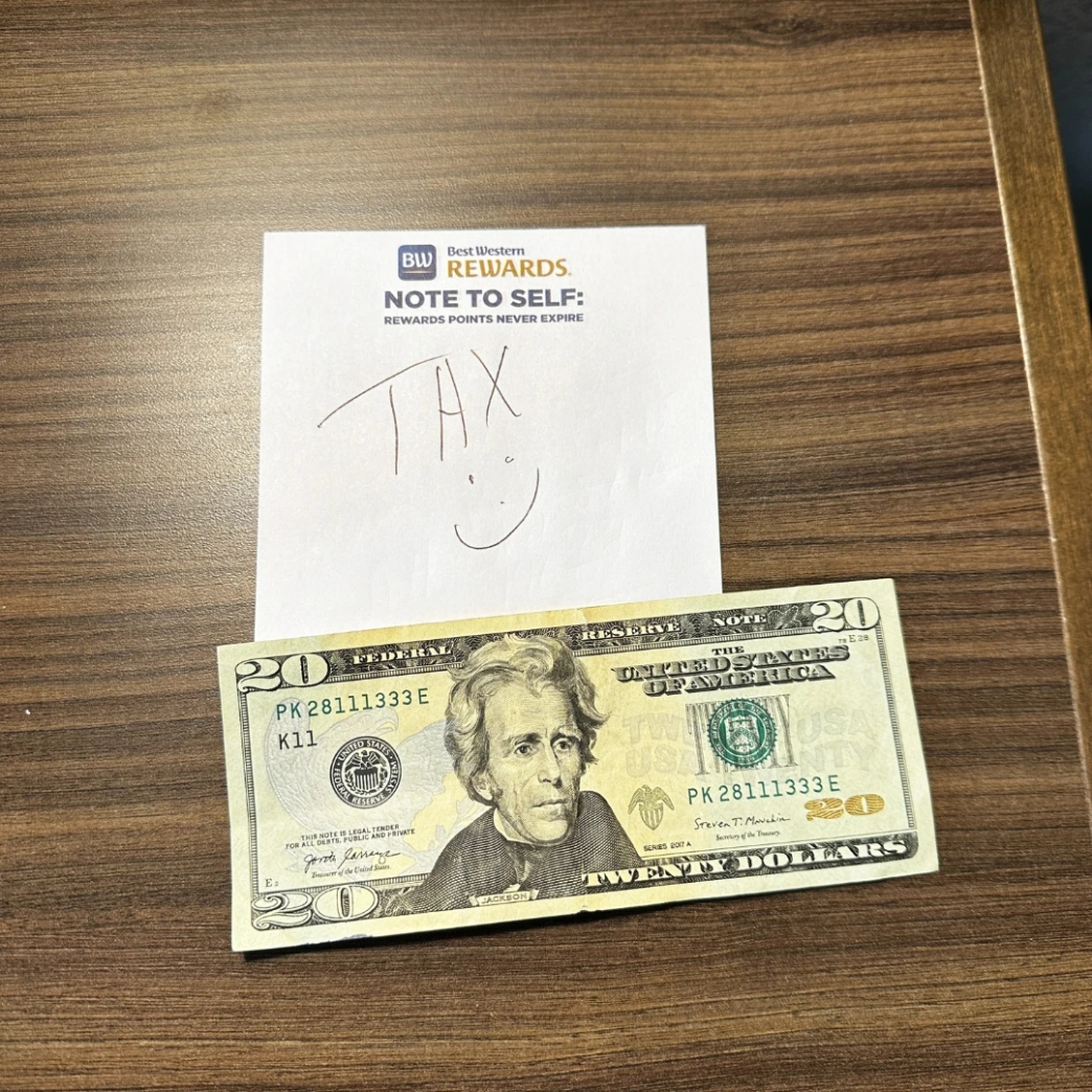 ทิป ทิปแชร์ เพื่อน เพื่อนร่วมงาน รีวิว review New Step Best Western Plus Work and Travel Rapid City South Dakota wat2024 Housekeeping ทำงานต่างประเทศ แลกเปลี่ยนวัฒนธรรม ทำงานปิดเทอม ฝึกภาษา อังกฤษ