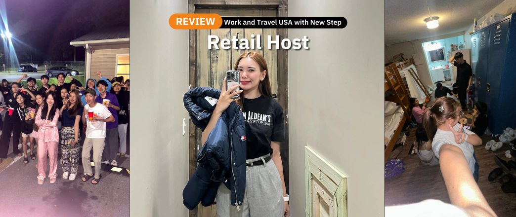 รีวิว Work and Travel ที่ร้าน Jason Aldean’s Kitchen & Rooftop Bar (Spring 2024) ตำแหน่ง Retail Host by Peam