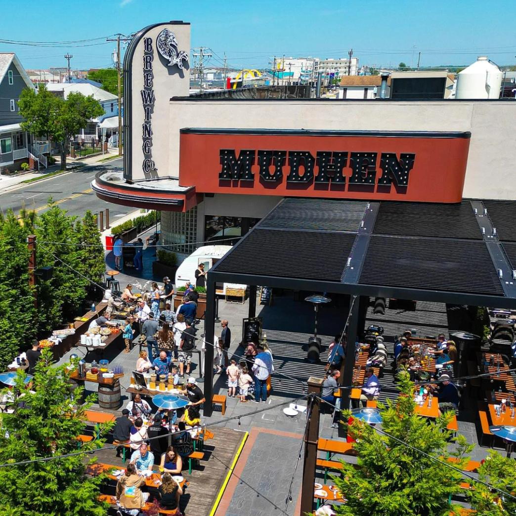 Logo Mudhen Brewing เมือง Wildwood รัฐ New Jersey