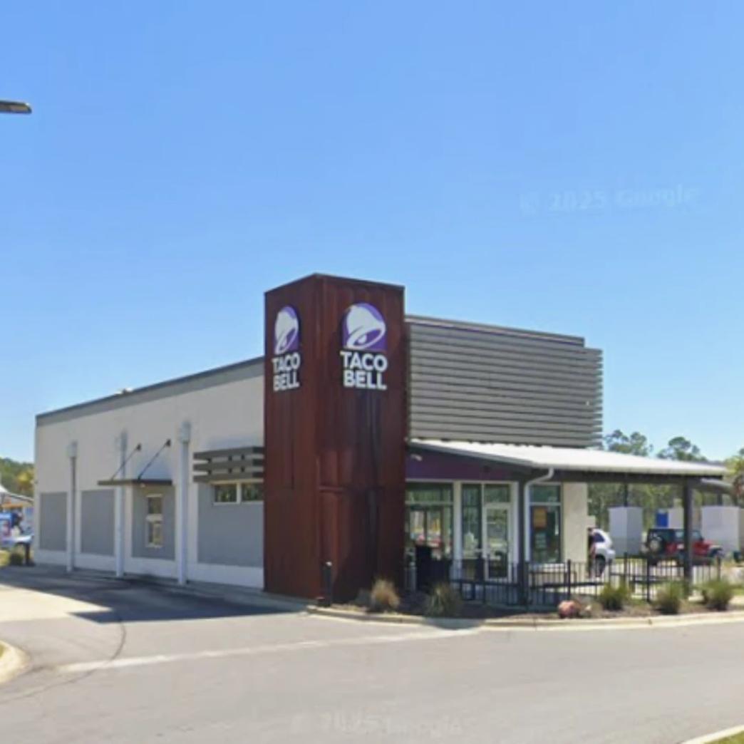 Logo Taco Bell เมือง Freeport รัฐ Florida