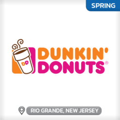 Dunkin' Donuts Work and Travel Spring Rio Grande New Jersey