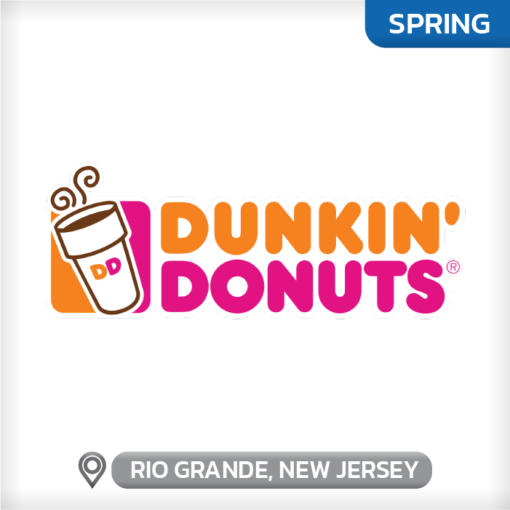 Dunkin' Donuts Work and Travel Spring Rio Grande New Jersey