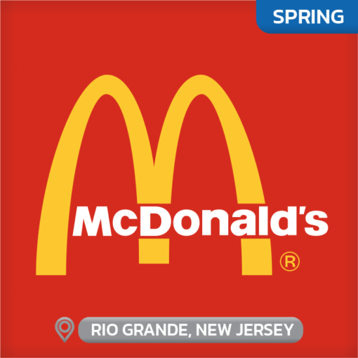 McDonald's Work and Travel Spring Rio Grande New Jersey