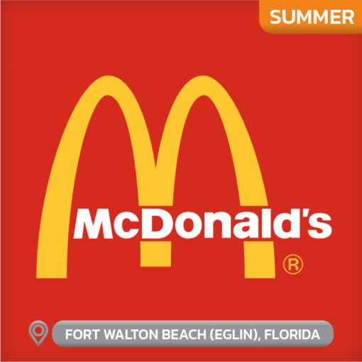 McDonald's Work and Travel Summer Fort Walton Beach (Eglin) Florida