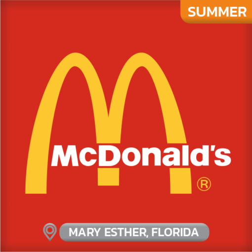 McDonald's Work and Travel Summer Mary Esther Florida